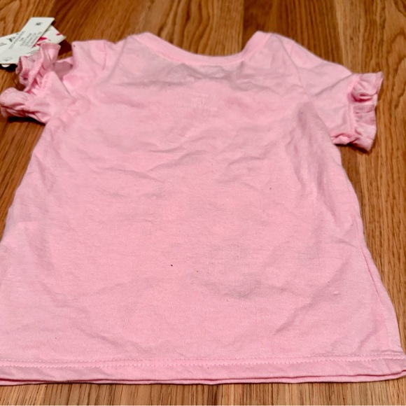 Disney Minnie Mouse Girls Pink T-Shirt - Picture 4 of 4